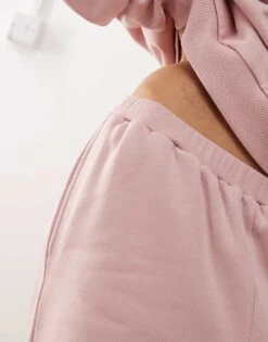 Reclaimed Vintage Wide Leg Joggers In Dusty Mauve Pink For Women -Closet Theory Her 207414777 3