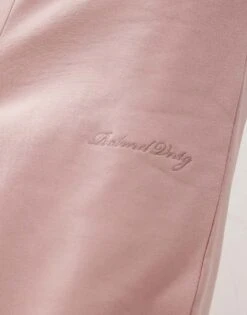 Reclaimed Vintage Wide Leg Joggers In Dusty Mauve Pink For Women -Closet Theory Her 207414777 5