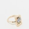 Reclaimed Vintage Pretty Gold Ring With Stone For Women -Closet Theory Her 207439031 1 gold