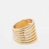 Reclaimed Vintage Oversized Row Ring In Gold For Women -Closet Theory Her 207439045 1 gold
