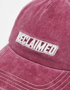 Reclaimed Vintage Unisex Logo Cap In Burgundy For Unisex -Closet Theory Her 207478544 3