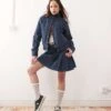 Reclaimed Vintage Cord Mini Skirt Co-ord In Navy For Women -Closet Theory Her 207659580 1 navy