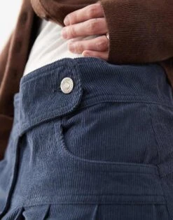 Reclaimed Vintage Cord Mini Skirt Co-ord In Navy For Women -Closet Theory Her 207659580 4