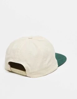 Reclaimed Vintage Unisex Sports Cap With Logo In Ecru For Unisex Cream And Green -Closet Theory Her 207661405 3