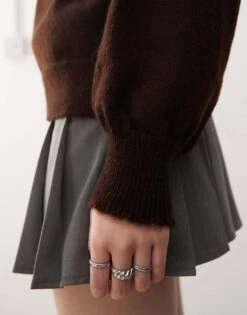 Reclaimed Vintage Slouchy Jumper In Chocolate For Women -Closet Theory Her 207706894 3