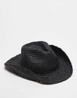 Reclaimed Vintage Unisex Cowboy Hat In Black For Unisex -Closet Theory Her 207706966 1 black 1
