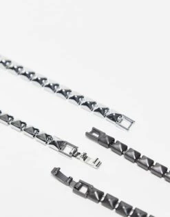 Reclaimed Vintage Unisex Beady Bracelet 2 Pack For Unisex Multi -Closet Theory Her 207761518 3