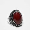 Reclaimed Vintage Antique Ring With Faux Brown Stone For Women Silver -Closet Theory Her 207777930 1 silver