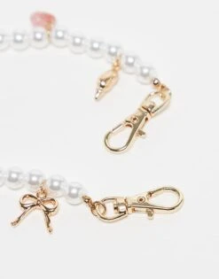 Reclaimed Vintage Beady Bag Charm And Keyring For Women Multi -Closet Theory Her 207823194 3