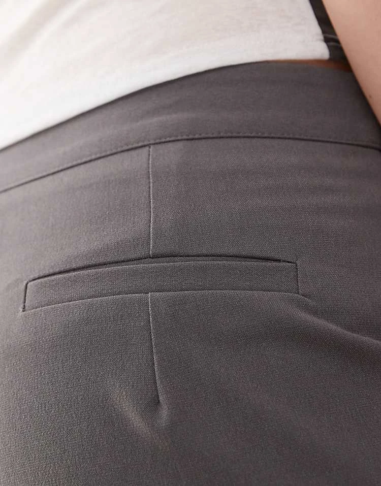 Reclaimed Vintage Tailored Micro Shorts In Grey For Women 7 Reclaimed Vintage Tailored Micro Shorts In Grey For Women - Image 5