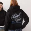 Reclaimed Vintage Unisex Oversized Hoodie With Back Graphic In Black For Unisex -Closet Theory Her 208014912 1 black