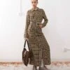 Reclaimed Vintage Maxi Shirt Dress In Check For Women Multi -Closet Theory Her 208044107 1 multi