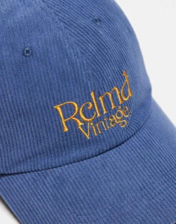 Reclaimed Vintage Unisex Cap With Embroidery In Blue Cord For Unisex -Closet Theory Her 208125577 2