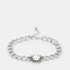Reclaimed Vintage Unisex Chain Bracelet With Sun In Silver For Unisex -Closet Theory Her 208156153 1 silver