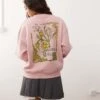 Reclaimed Vintage Sweatshirt With Gothic Floral Print In Pink For Women
