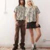 Reclaimed Vintage Unisex Boxy Tee In Camo Print For Unisex -Closet Theory Her 208284904 1 camo