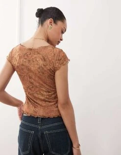 Reclaimed Vintage Smock Top In Paisley Print For Women Multi -Closet Theory Her 208295600 4