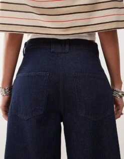 Reclaimed Vintage Extreme Barrel Jean In Indigo Rinse Wash For Women -Closet Theory Her 208317474 4