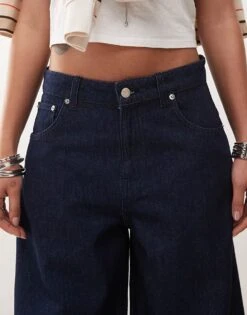 Reclaimed Vintage Extreme Barrel Jean In Indigo Rinse Wash For Women -Closet Theory Her 208317474 5