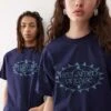 Reclaimed Vintage Unisex Embroidered Oversized T-shirt In Navy For Unisex -Closet Theory Her 208326818 1 navy